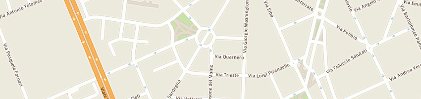 Mappa della impresa aprosio e associati di aprosio silvia e c sas a MILANO