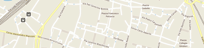 Mappa della impresa braschi elisabetta a PAVIA