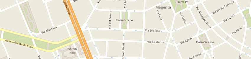 Mappa della impresa steam srl a MILANO