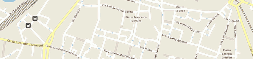 Mappa della impresa parrocchia di s maria del carmine a PAVIA