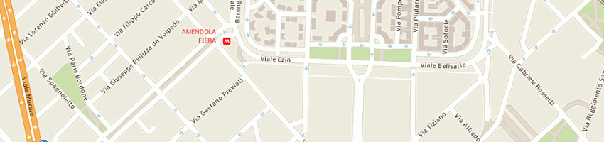 Mappa della impresa articrom pubblicita' a MILANO