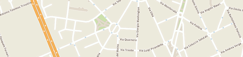 Mappa della impresa ceredi roberto a MILANO
