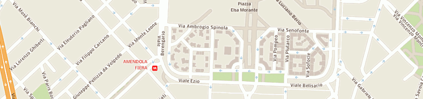 Mappa della impresa dal pont eugenio a MILANO