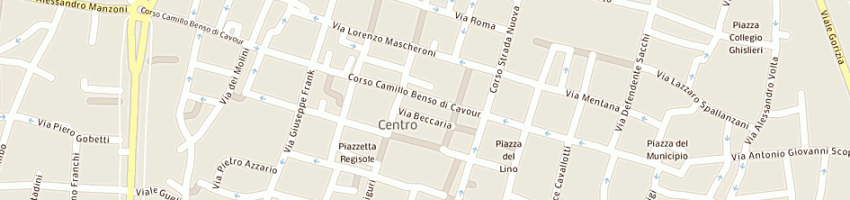 Mappa della impresa errebi moda di rustioni marina e c snc a PAVIA