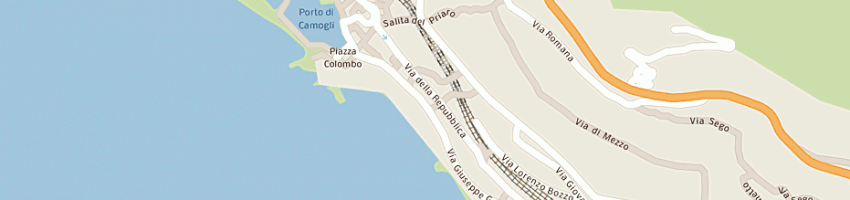 Mappa della impresa oreficeria montefiori a CAMOGLI