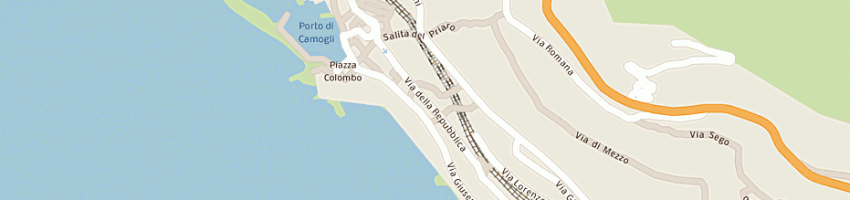 Mappa della impresa rc donna uomo gioiello srl a CAMOGLI