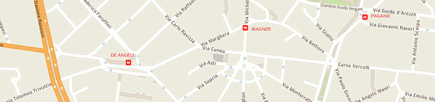 Mappa della impresa upim srl a MILANO