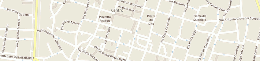 Mappa della impresa peter pan di valli e c sas a PAVIA