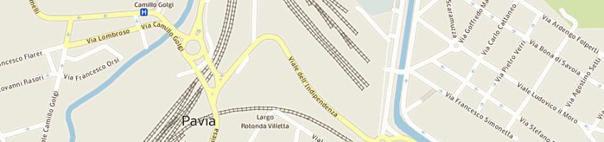 Mappa della impresa castagna iride a PAVIA