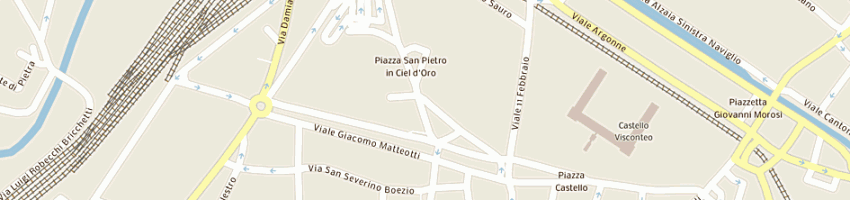 Mappa della impresa d'ascanio augusta a PAVIA