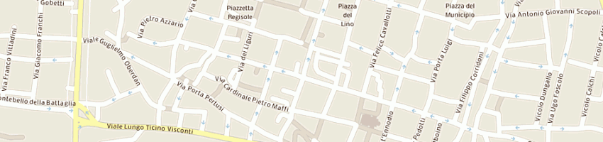 Mappa della impresa marinetti di bagattini olga a PAVIA