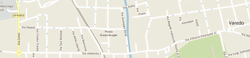 Mappa della impresa municipio a VAREDO