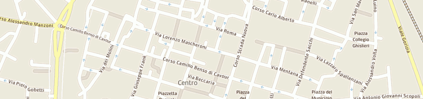 Mappa della impresa cafeteria colombi di ricci ivano l a PAVIA
