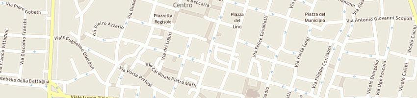 Mappa della impresa angolo di bacco a PAVIA