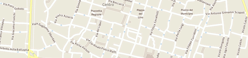 Mappa della impresa mandarina duck di castelli de luca srl a PAVIA