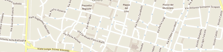 Mappa della impresa la borsa del pastore di laura anelli a PAVIA