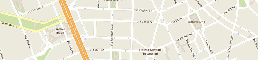 Mappa della impresa giordano pasquale a MILANO
