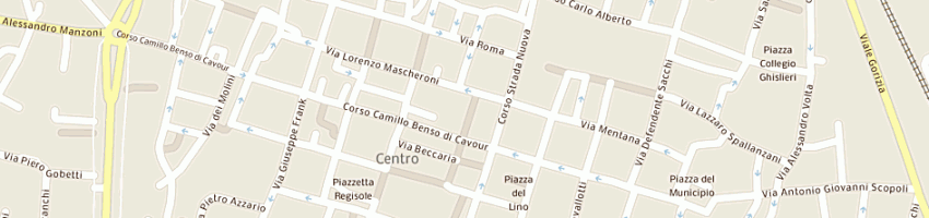 Mappa della impresa successori pietra di marchetti f e asnc a PAVIA