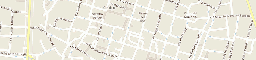 Mappa della impresa plata y oro di gentile maria grazia e c snc a PAVIA