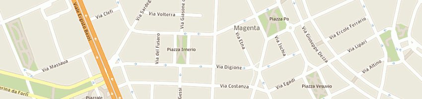 Mappa della impresa russottfinance spa a MILANO
