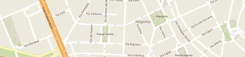 Mappa della impresa dorcaratto andrea a MILANO