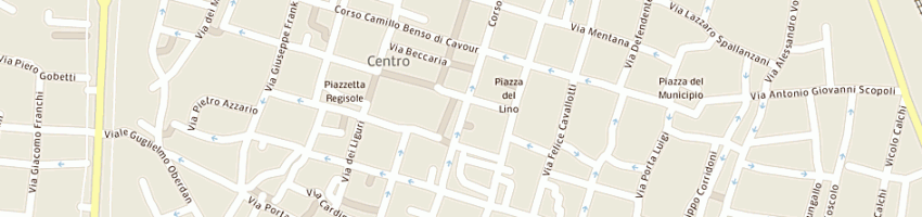 Mappa della impresa drive in spa a PAVIA
