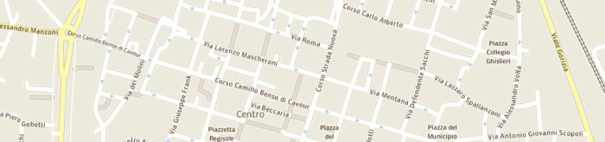 Mappa della impresa boutique sabatini e c snc a PAVIA