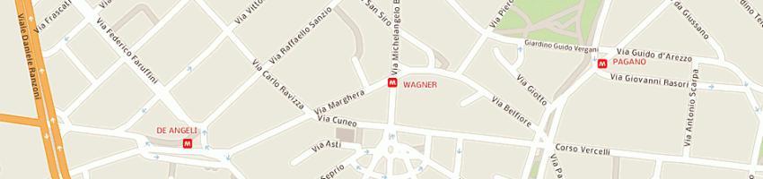 Mappa della impresa cesana e c a MILANO