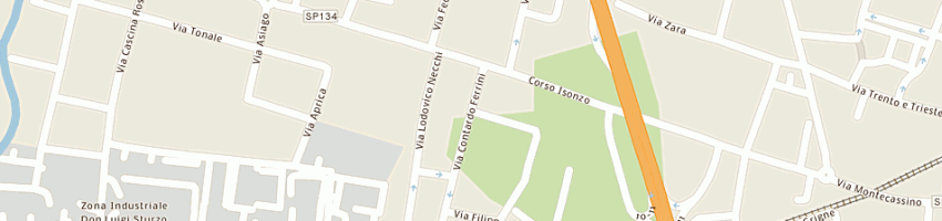 Mappa della impresa berth corrado carlo a SEVESO