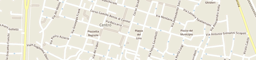 Mappa della impresa griffini calzature di griffini fe c snc a PAVIA