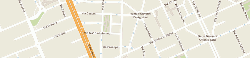 Mappa della impresa immobiliare oberland di silvia maria soncini e c sas a MILANO