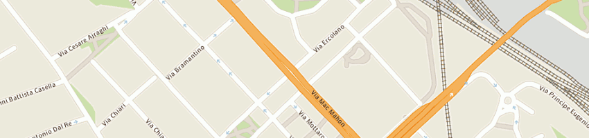 Mappa della impresa g e f communications sas di finco carlo e c a MILANO