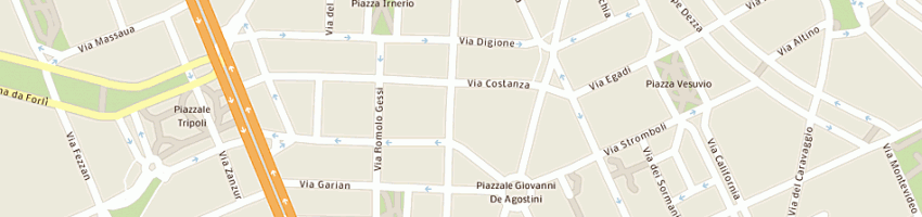 Mappa della impresa too much snc di tomei angelo e palma contreras roberto a MILANO