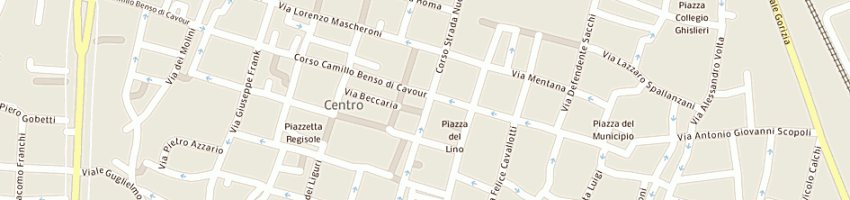Mappa della impresa pepe gian carlo a PAVIA