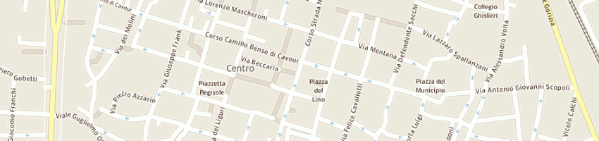 Mappa della impresa alleanza nazionale a PAVIA