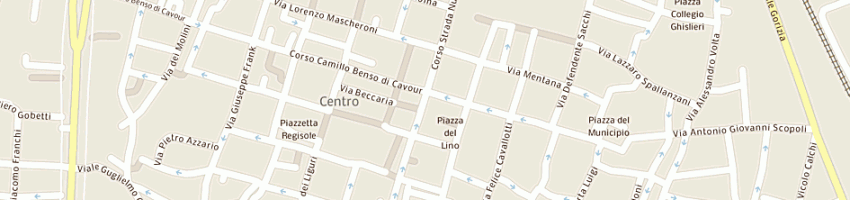 Mappa della impresa vanzini alberta a PAVIA