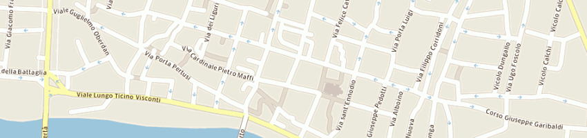 Mappa della impresa ferrari giuseppe franco a PAVIA