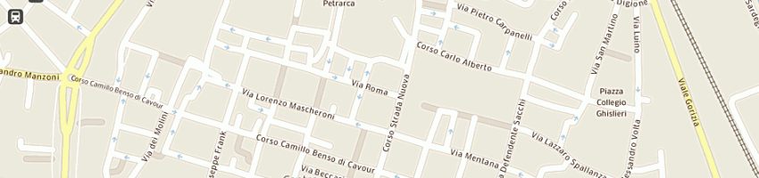 Mappa della impresa gaetani margherita a PAVIA