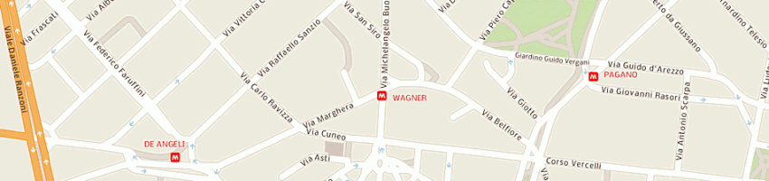 Mappa della impresa magnolia spa a MILANO