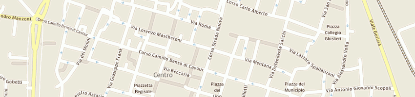 Mappa della impresa fluke gadget e party di taragni gianluca a PAVIA