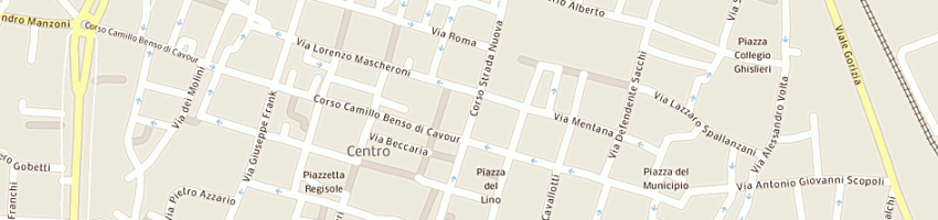 Mappa della impresa ghelfi di ghelfi rosa e pigorini alessandra (snc) a PAVIA