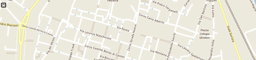 Mappa della impresa maurici franco a PAVIA