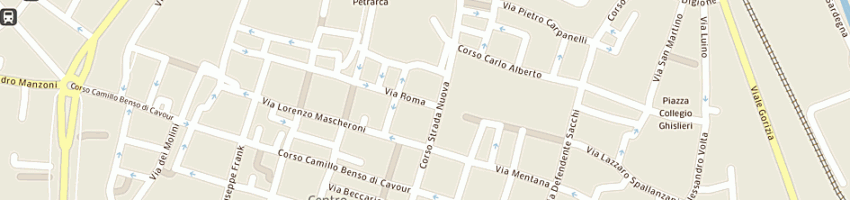 Mappa della impresa corvi a PAVIA