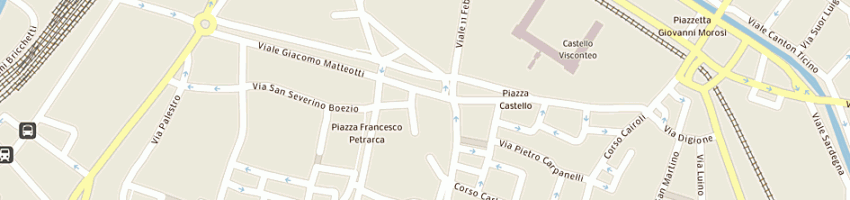 Mappa della impresa info venture sas di milanesi gilberto e minuti mirko e c a PAVIA