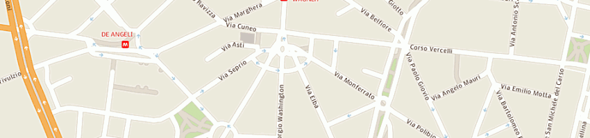 Mappa della impresa car scrl a MILANO