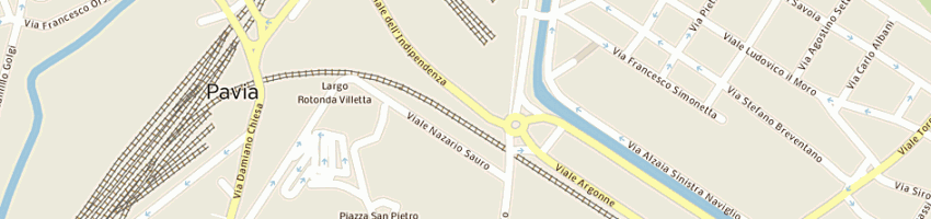 Mappa della impresa bar trattoria da armando di barbieri fernanda e csnc a PAVIA