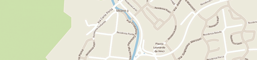 Mappa della impresa h e g di hannelore grass e c sas a BASIGLIO
