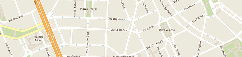 Mappa della impresa the human touch srl a MILANO