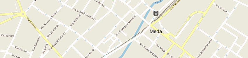 Mappa della impresa aginove srl a MEDA
