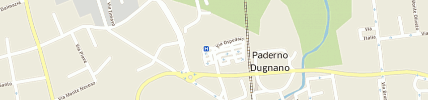 Mappa della impresa medicina del lavoro - clinica san carlo srl a PADERNO DUGNANO
